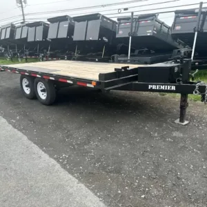 BWise 7 x 12 Equipment Trailer Single Axle Tilt Deck