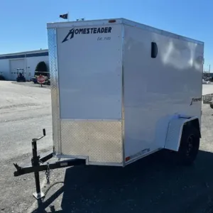 Homesteader 5 x 8 Enclosed V Nose Cargo
