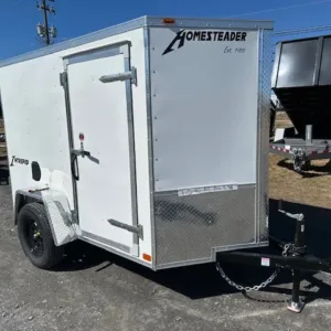 Homesteader 5 x 8 Enclosed V-Nose Cargo Trailer