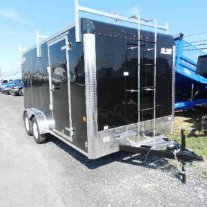 Car Mate 7 x 14 Enclosed Contractor Trailer