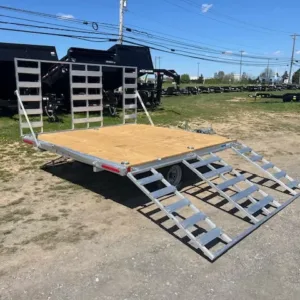 Cargo Pro 8 x 9 Aluminum ATV Trailer – 4′ Aluminum Ramps