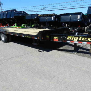 Big Tex 8.5 x 25 Heavy Duty Deckover Equipment Trailer Mega Ramps