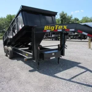 Big Tex 7 x 16 Gooseneck Dump Trailer 10K Axles