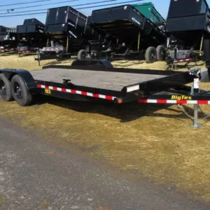 Big Tex 83″ x 20′ Wood Deck Open Car Trailer 10K GVW