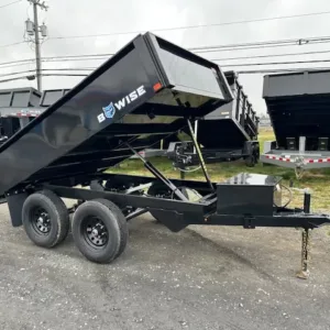 BWise 6 x 10 Deckover Dump Trailer 10K Spreader Gate