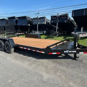 BWise 7 x 18 Low Profile Equipment Trailer