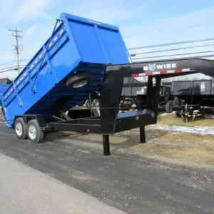 BWise 7 x 16 Heavy Duty Gooseneck Dump