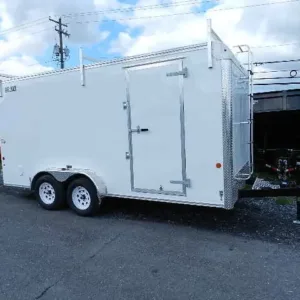 Car Mate 7 x 16 Enclosed Contractor Trailer