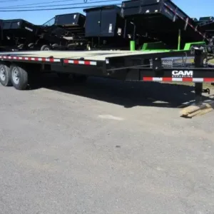 CAM Superline 8 x 24 Equipment Trailer Powered Split Tilt