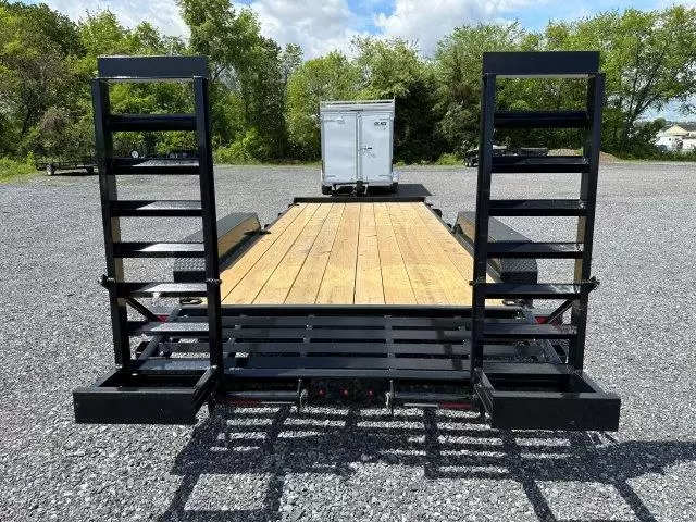 Cam-Superline-7×18-Equipment-Trailer-Self-Clean-Beavertail-Ladder-Ramps-Skid-Steer-Trailer-2.webp