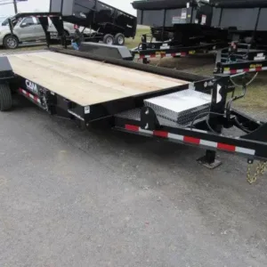 CAM Superline 7 x 20 Equipment Trailer Full Tilt Deck