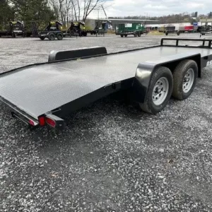 Car Mate 7 x 18 Open Car Trailer Full Steel Deck