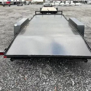 Car Mate 7 x 18 Open Car Trailer Full Steel Deck
