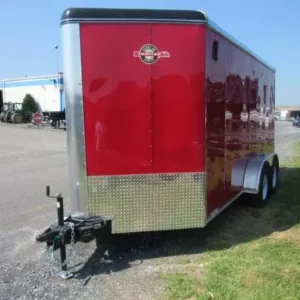 Carry On 7 x 14 Enclosed V-Nose Cargo Trailer 6″ Extended Height