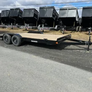 Premier 7 x 18 Wood Deck 10k Open Car Trailer