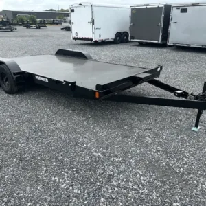Premier 7 x 18 Steel Deck Open Car Trailer