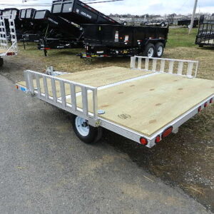 Cargo Pro 8 x 9 Aluminum (2) Place ATV Trailer – Aluminum Ramps