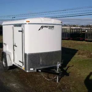 Homesteader 5 x 8 Enclosed Trailer Single